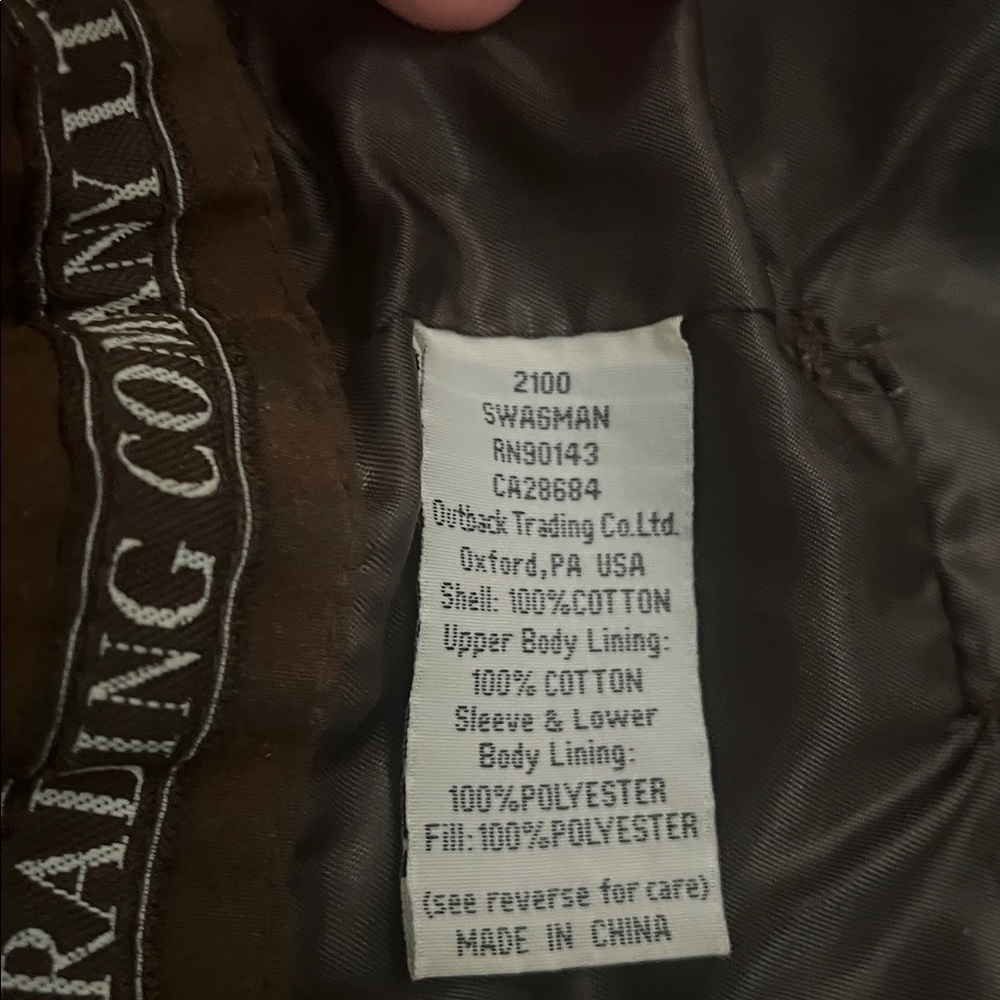 Outback Trading Company Swagman Oilcloth coat jacket - Picture 9 of 14